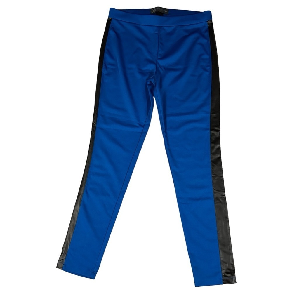 Kardashian Kollection Women’s Blue Black Leggings Activewear Summer 2013 XL